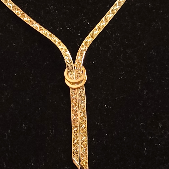 14k Gold Necklace Set with Earrings and Bracelet - Picture 10 of 11